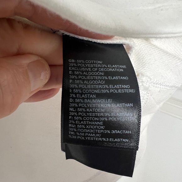 The North Face Women's Black White Colorblock Kangaroo Pocket Hooded Sweatshirt - Picture 10 of 10